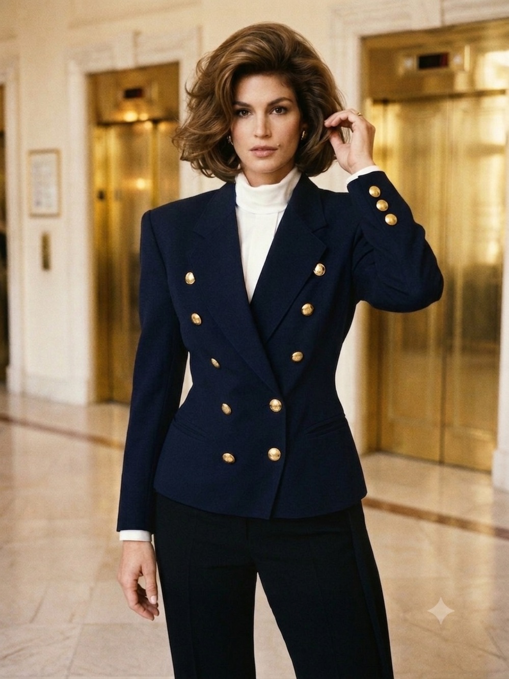 Vintage Escada Margaretha Ley Blazer 42 /10-12 Structured Shoulder West Germany